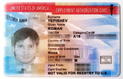 how do i check the status of my employment authorization card