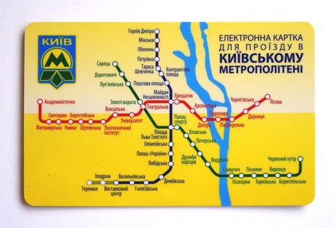 Kiev travel card