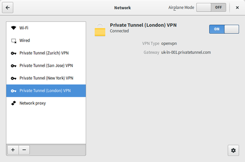 Nm openvpn connected