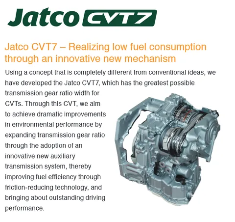 Spark jatco cvt report